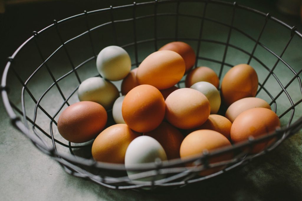 A Wire Basket of Eggs